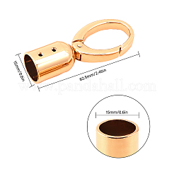 4 комплект из 2-х цветных застежек из сплава DIY-CA0005-59