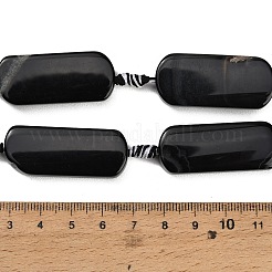 Brins de perles d'agate naturelles teintées et chauffées&nbsp;GG-CBAB9C6-D02-01