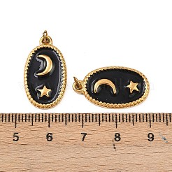 Подвески из нержавеющей стали 304 с эмалью&nbsp;STAS-G364-17G-03