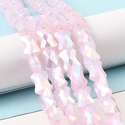 Нити стеклянных бусин ab цветной пластины&nbsp;EGLA-P051-06A-C