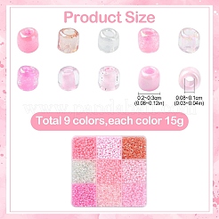 Наборы стеклянных бусин смешанного стиля&nbsp;SEED-YW0002-60A