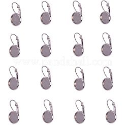 Латунная фурнитура Leverback для серег KK-PH0026-04N-NF