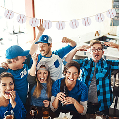 8 пакет бумаги бейсбольный подвесной баннер&nbsp;AJEW-FH0006-97