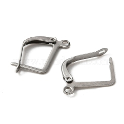 Фурнитура для сережек-колец из хирургической нержавеющей стали 316&nbsp;STAS-WH0022-74