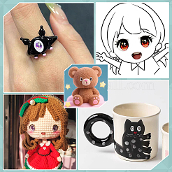 1 пакетик стеклянных кабошонов&nbsp;GGLA-PH0001-78