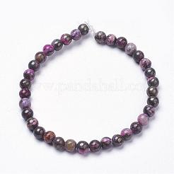 Природного пирита бисер нитей G-K181-6mm-H02