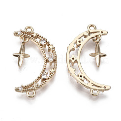 Соединители из латуни с микрочастицами и кубическим цирконием&nbsp;KK-R111-044