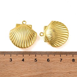 Acumular colgantes medallón de latón chapado&nbsp;LS-KK-K277-07G