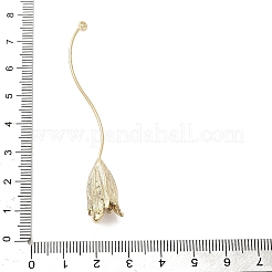 Подвески из латуни с объемными цветами&nbsp;KK-V006-02G-03