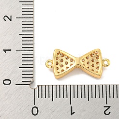 Шармы-соединители из латуни с микропаве из прозрачного кубического циркония KK-P275-36B-G