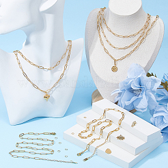 10 collier en acier inoxydable 304&nbsp;NJEW-HS00010