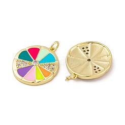 Латунные микро проложить кубического циркония подвески&nbsp;KK-E108-15G