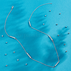 80 шт. разделительные бусины из нержавеющей стали 304&nbsp;STAS-UN0050-36