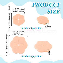 6 шт. женские скрытые силиконовые зажимы для футболок&nbsp;AJEW-WH0696-179