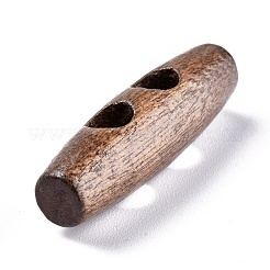 Boutons en bois naturel&nbsp;WOOD-WH0100-01E