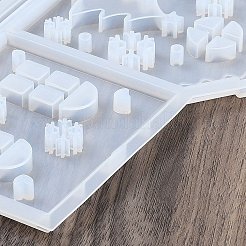 Лоскутный домик рождественский сделай сам подвеска украшение силиконовые Молды&nbsp;LS-DIY-M057-01B