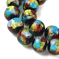 Handmade стеклянные бусины фольги&nbsp;LAMP-K039-37C