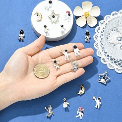 18pcs 9 Arten Legierungsanhänger&nbsp;FIND-YW0012-14