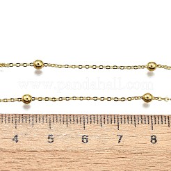 Латунные кабельные цепи ожерелья X-NJEW-I247-02G