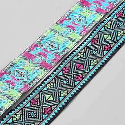 Ruban polyester jacquard vintage&nbsp;OCOR-WH0107-11B