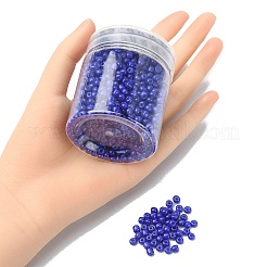 1300 шт. стеклянные круглые бусины для выпечки краски&nbsp;SEED-YW0002-20A