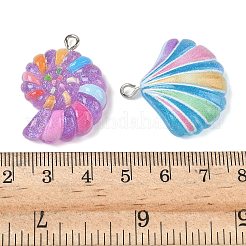 Подвески из непрозрачной смолы&nbsp;RESI-Z040-06P-01