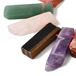 Природные смешанные камень бисер пряди G-S386-D08