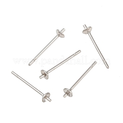 Anlaufgeschützte Ohrstecker aus Edelstahl 304&nbsp;STAS-R063-41