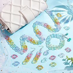 240 шт. прозрачные акриловые соединительные кольца MACR-HY0001-04