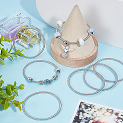 20шт. пружинные эластичные браслеты из сплава проволоки для женщин&nbsp;BJEW-SC0001-31