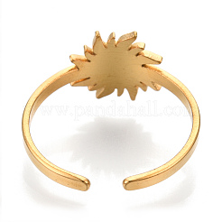 Ионное покрытие (ip) 304 нержавеющая сталь солнцезащитные кольца манжеты&nbsp;RJEW-N038-116LG