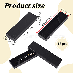 Étui de rangement rectangulaire pour stylos en papier&nbsp;AJEW-WH0709-275