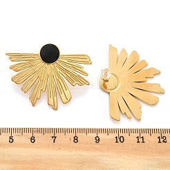 Серьги-гвоздики из нержавеющей стали 304 для женщин&nbsp;EJEW-K306-32G