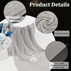 Алюминиевый рулон сетки со стразами FIND-WH0421-14