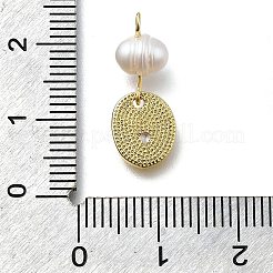 Латунные микро проложить кубического циркония подвески&nbsp;KK-B132-01G-02