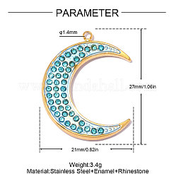 Strassanhänger aus Edelstahl 304&nbsp;STAS-OY014-54G