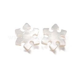 Натуральные белые бусины из ракушек BSHE-Z008-08