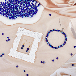 Выпечка окрашенные стеклянные бусины GGLA-HY0001-05