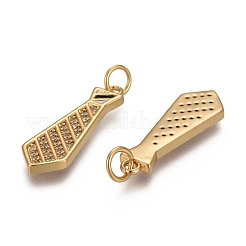 Латунные микропаве прозрачные подвески с фианитом KK-F821-31G