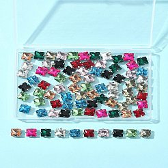 80шт 10 цвета пришить горный хрусталь RGLA-FS0001-16