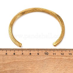 Браслеты-манжеты из нержавеющей стали 304 для мужчин и женщин BJEW-D361-02G