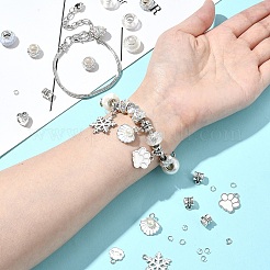 Наборы для изготовления браслетов в европейском стиле из латуни и сплава своими руками&nbsp;DIY-FS0007-22