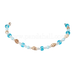 Collane estive da spiaggia in conchiglia naturale&nbsp;NJEW-JN05247
