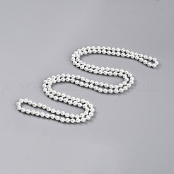 Длинные ожерелья из круглых бусин из запеченного стекла толщиной 8.2 мм&nbsp;HY-T002-03A