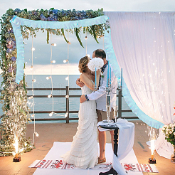 Плиссированная кружевная лента из органзы градиентного цвета&nbsp;DIY-GA0005-88A