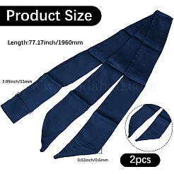 Узкие резинки для волос из полиэстера&nbsp;OHAR-WH20013-001F