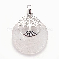 Природного кварца хрустальных подвесок&nbsp;G-F573-C13