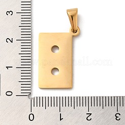 Подвески из нержавеющей стали 304 с вакуумным покрытием pvd&nbsp;STAS-M322-10G