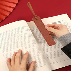 4 шт. 4-х цветные закладки из искусственной кожи&nbsp;AJEW-LP0005-89