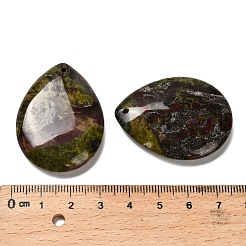 Подвески из натуральной драконьи яшмы&nbsp;G-Z088-02G